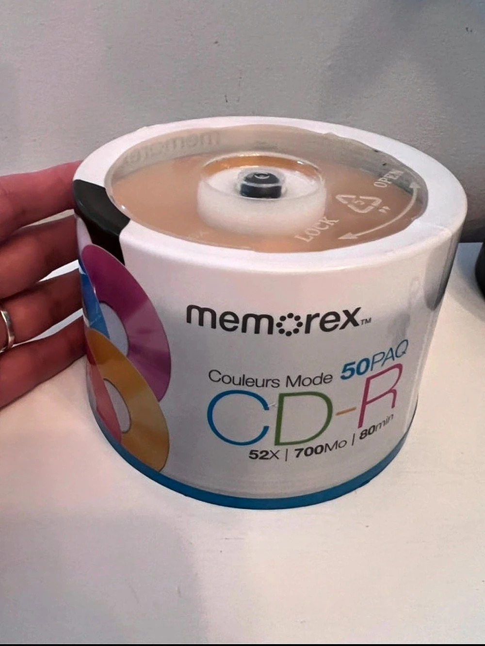 Memorex Couleurs Mode CD-R 50-Pack Spindle